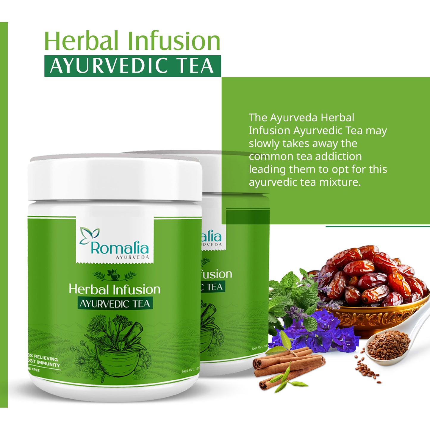 Ayurveda's Green Leafy Herbs Water/Tea