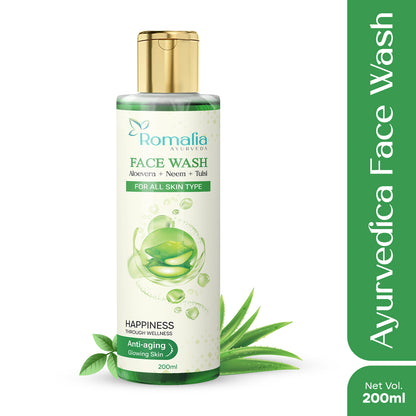 Ayurveda Neem-Aloe Vera-Tulsi Face Wash