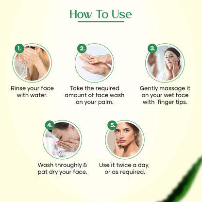 Ayurveda Neem-Aloe Vera-Tulsi Face Wash