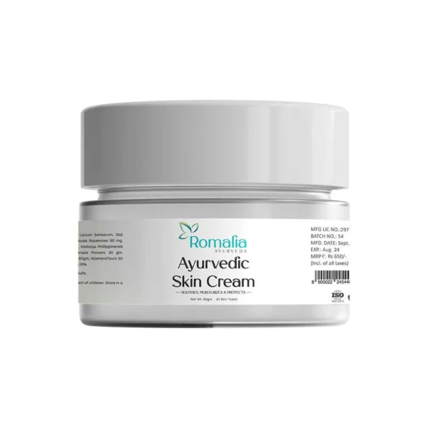 Skin Botanical Ayurvedic Face Cream with UV Protection - Romalia Ayurveda